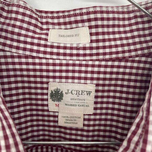 J. Crew Tailored Fit Checked Long Sleeve Shirt - Picture 3 of 4